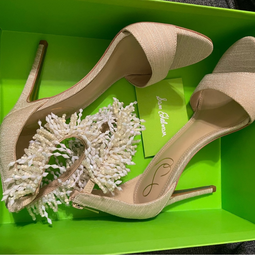 Sam Edelman Women's Beige Heels